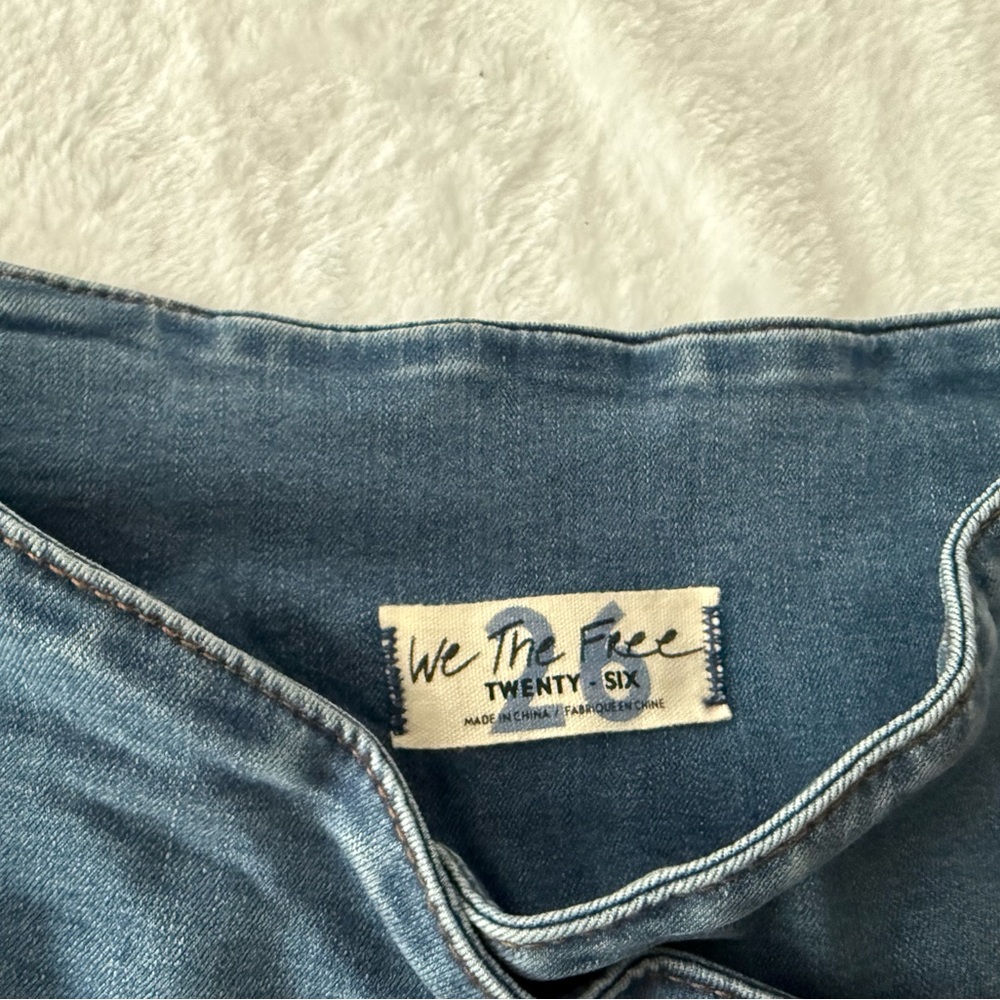 We The Free Just Float On Stretch Super Flare Leg Jeans 26 - Picture 6 of 9
